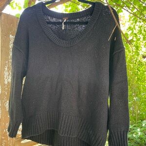 Free People Black Sweater